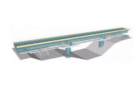3d design image of hung bridge project